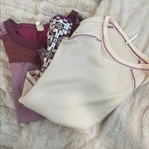 We The Free Burgundy Long Sleeve Top